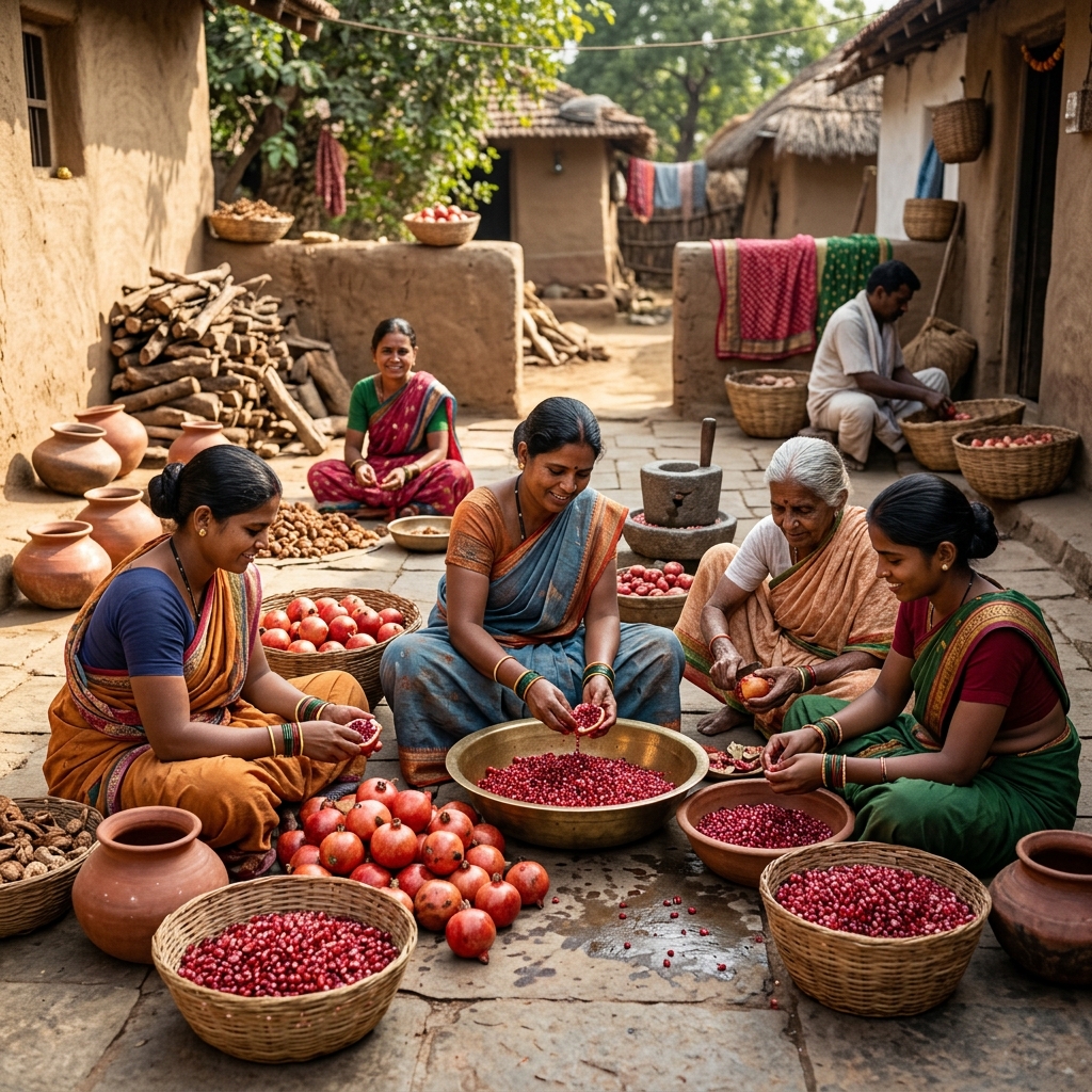 Pomegranate Processing